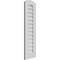 Ekena Millwork Arch Top Surface Mount PVC Gable Vent: Functional, w/ 3-1/2"W x 1"P Standard Frame, 12"W x 42"H GVPAR12X4201SF - alternate 3